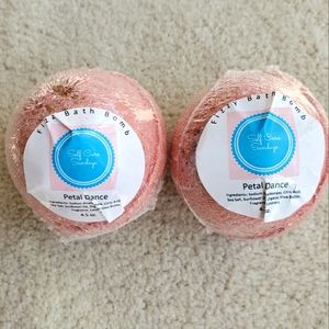 2 Fizzy Bath Bomb PETAL DANCE Self Care Sundays Vegan-Friendly Ethically Sourced